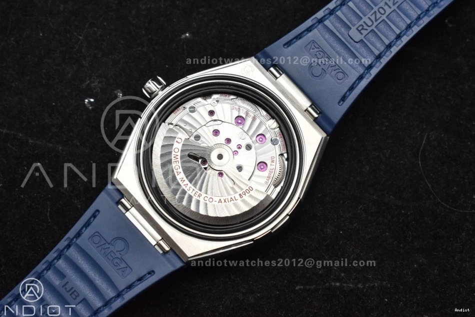Ceramic Blue White Blue Gummy Strap SS Super Best Clone VSF Dial 1:1 Constellation on Edition A8900 1226